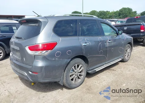 2015 Nissan Pathfinder S из США, поврежденный, VIN 5N1AR2MN3FC659737